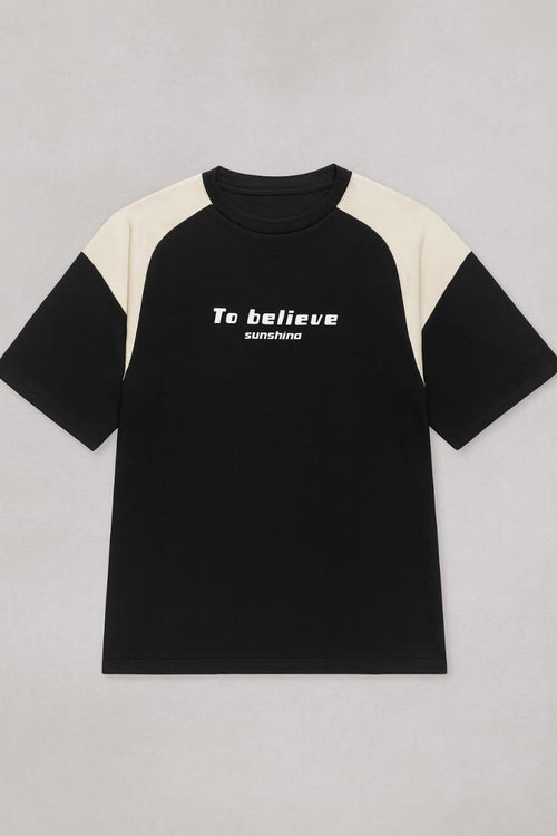 Men’s Raglan T-Shirt – “To Believe Sunshine”