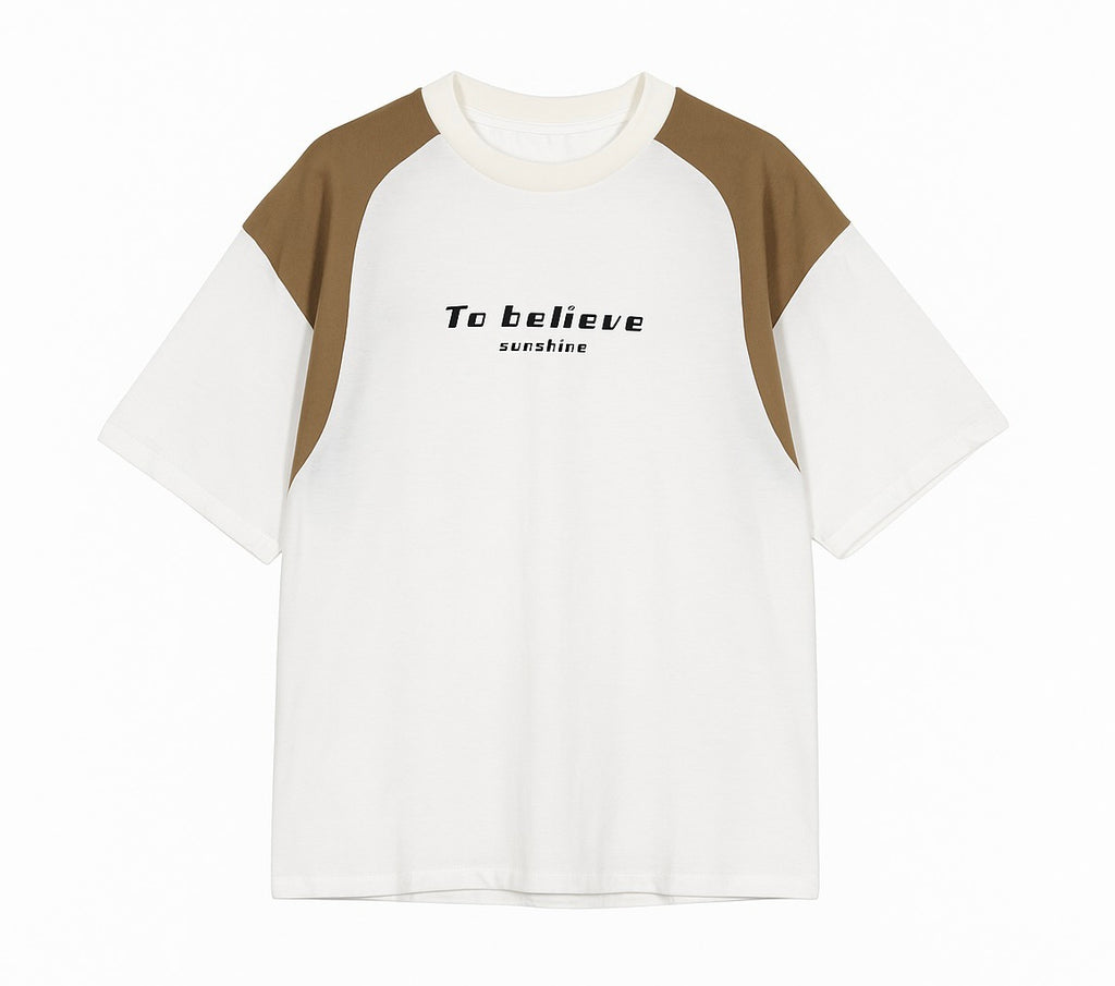 Men’s Raglan T-Shirt – “To Believe Sunshine”