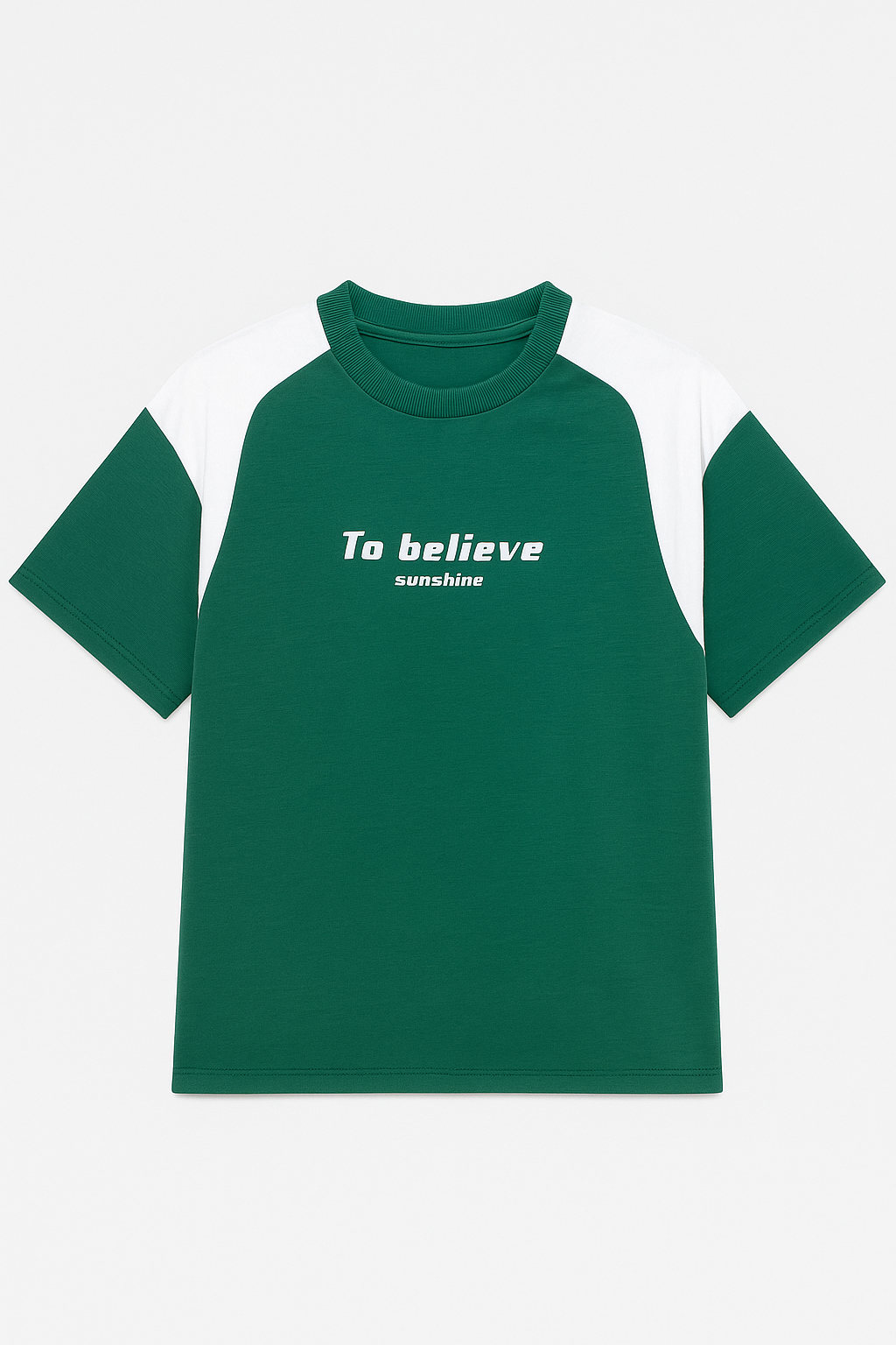 Men’s Raglan T-Shirt – “To Believe Sunshine”